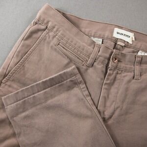 Taylor Stitch Slim Fit Straight Leg Democratic Chino Men Trousers 31x30 Ivy